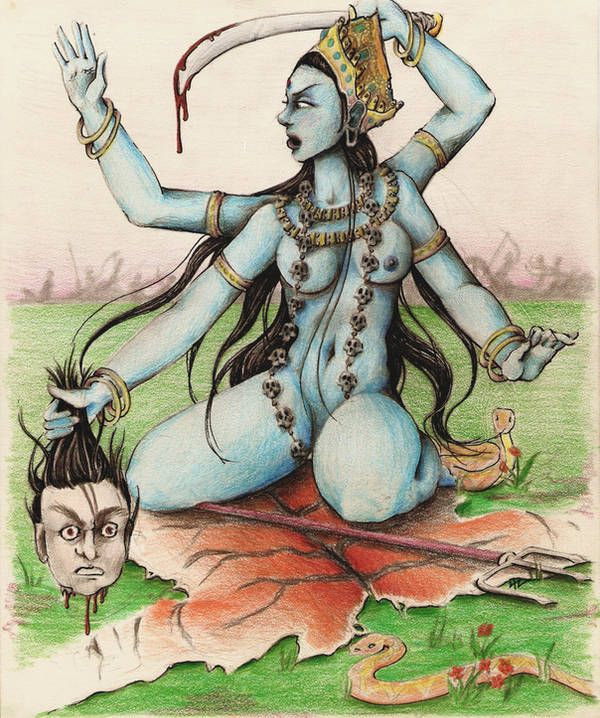 kali, kali_ma_(hinduism), raktabija, hindu_mythology, hinduism