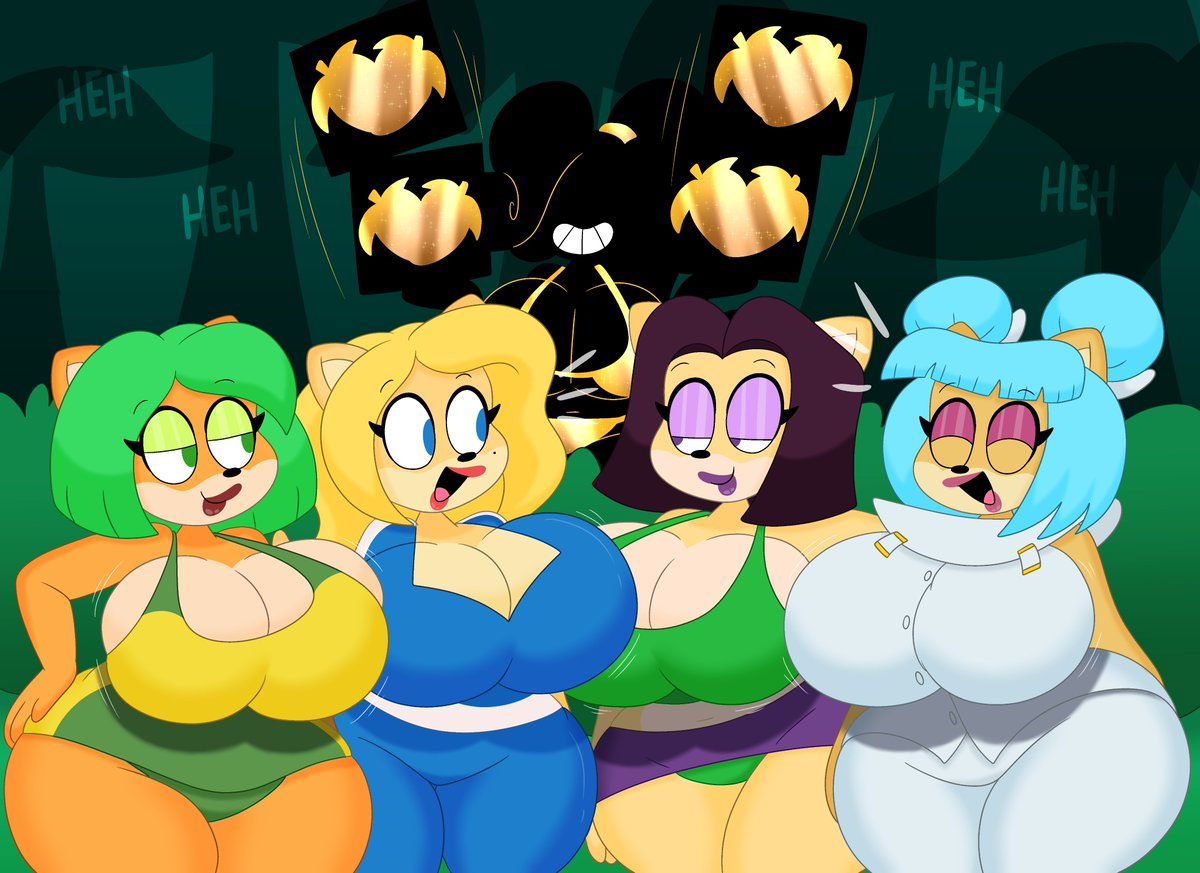 ami_bandicoot, coco_bandicoot, isabella_bandicoot, liz_bandicoot, megumi_bandicoot