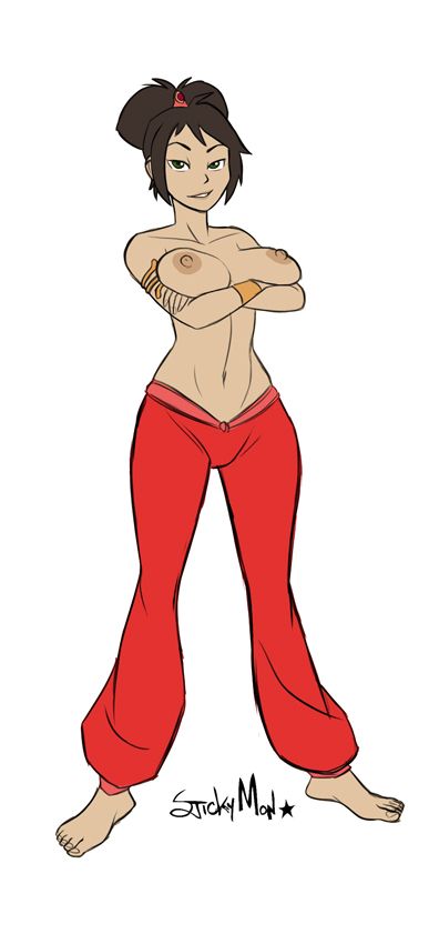 jin_(avatar), shantae_(cosplay), avatar_the_last_airbender, nickelodeon, stickymon