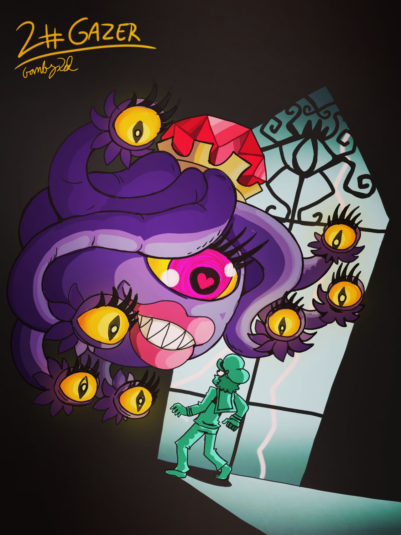 beholder, beholder_(dnd), gameboyred, 8_eyes, big_lips