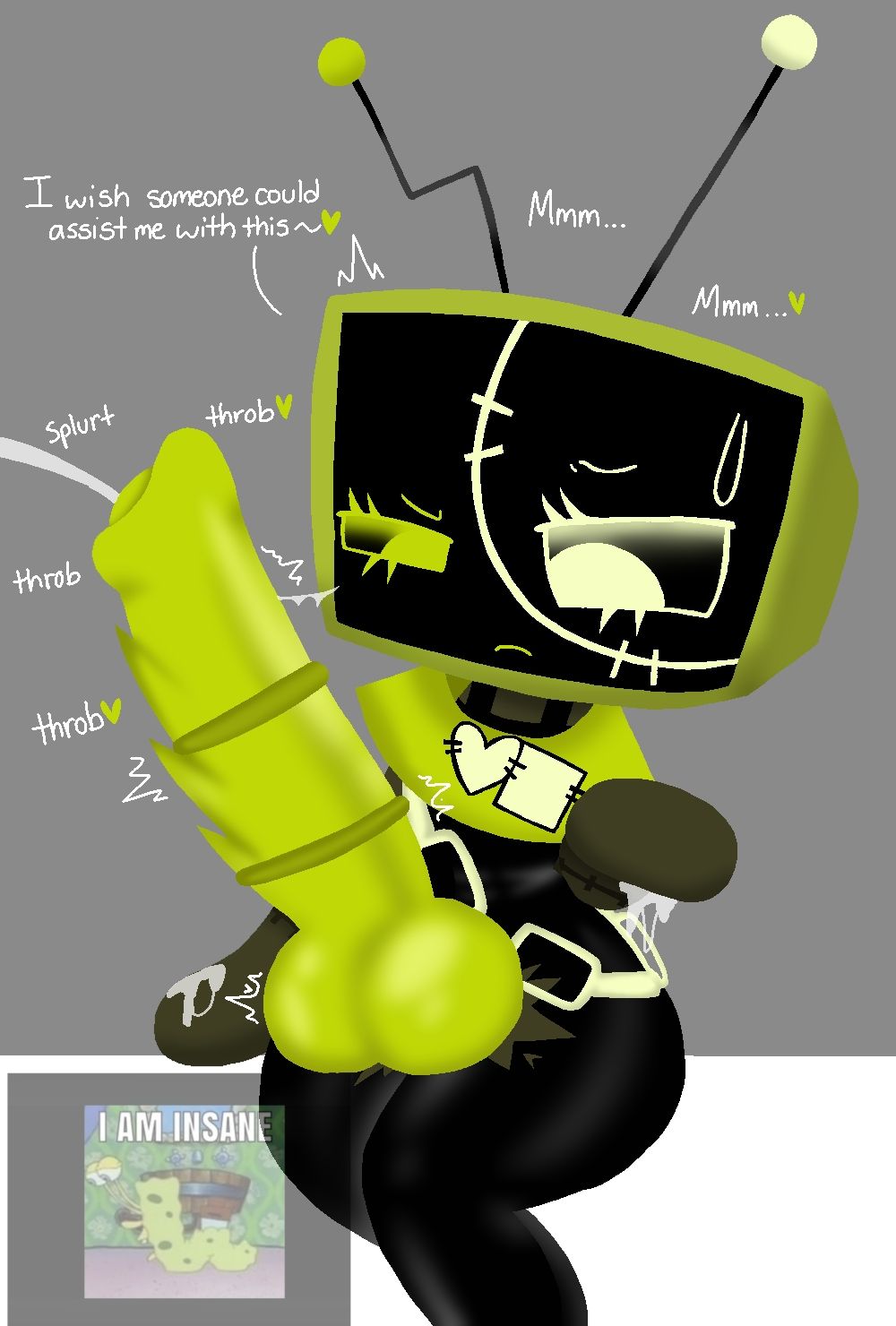 spongebob_squarepants_(character), spunch_bob, vee_(dandy's_world), zapped_creation_vee, dandy's_world