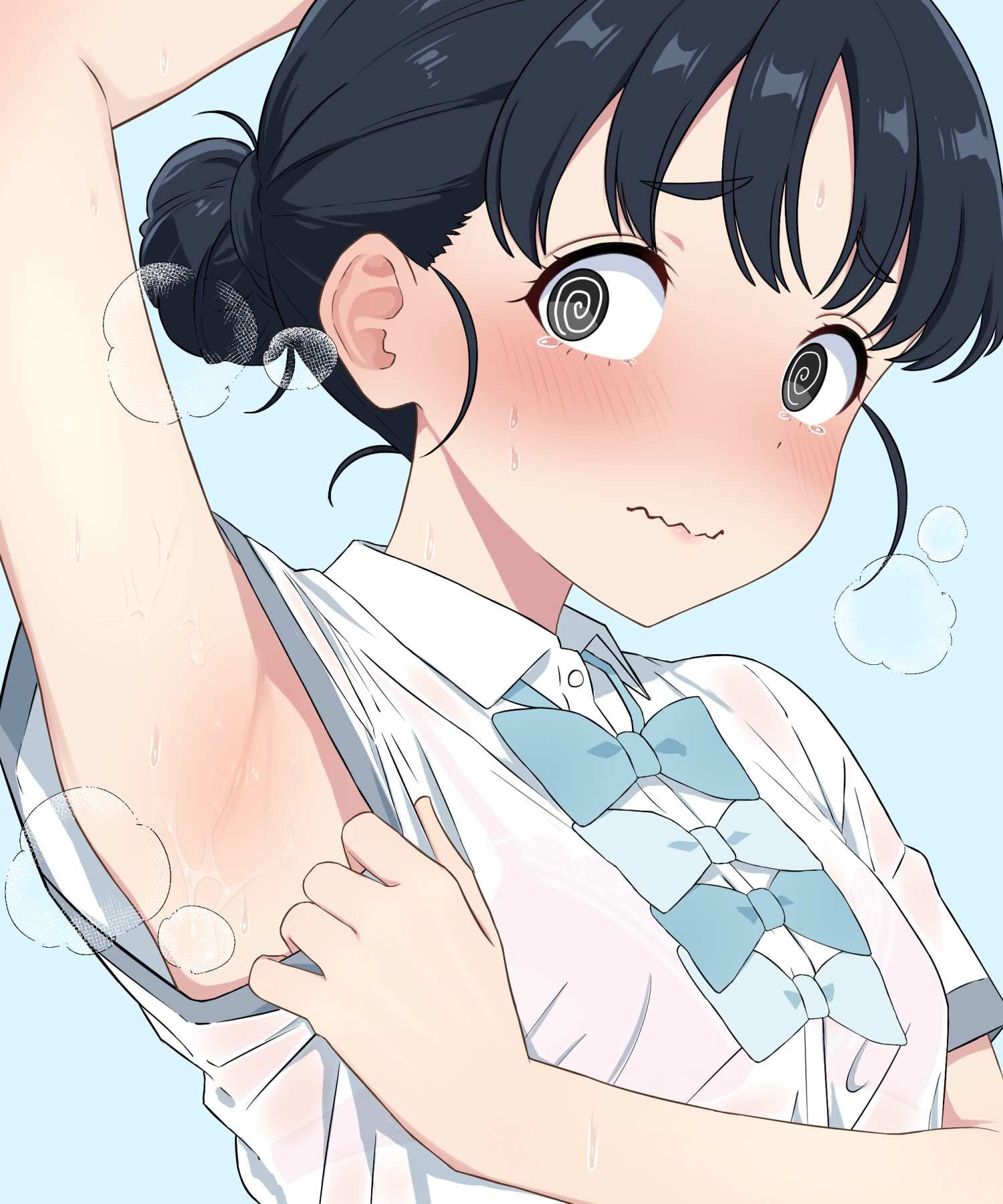 basori_tiara, make_heroine_ga_oo_sugiru!, to_bari, 1girls, @_@