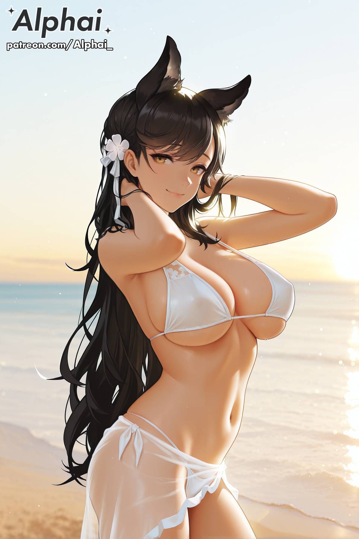 atago_(azur_lane), azur_lane, patreon, alphai, 1girl