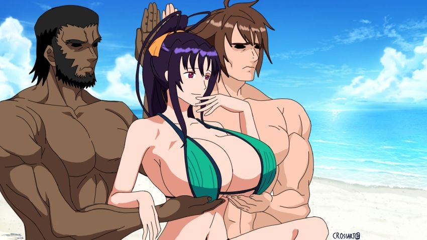 akeno_himejima, aphrodite_(shuumatsu_no_valkyrie), baraqiel, hyoudou_issei, high_school_dxd