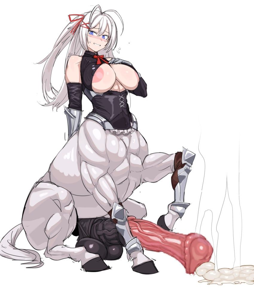nisetanaqa, 1futa, big_breasts, big_penis, centaur
