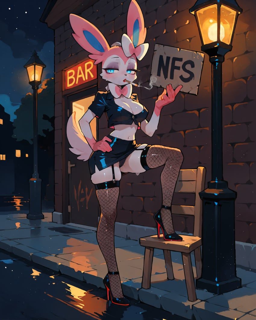eeveelution, generation_6_pokemon, pokemon_(species), sylveon, nintendo