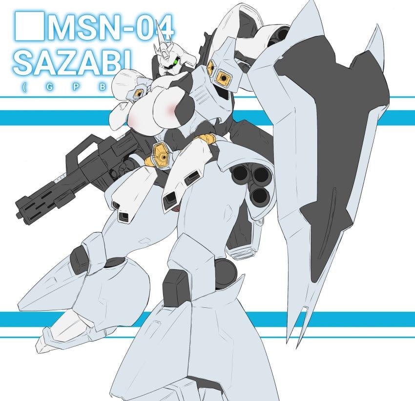 msn-04_sazabi, gundam, mobile_suit_gundam, air_vent, antennae_(anatomy)