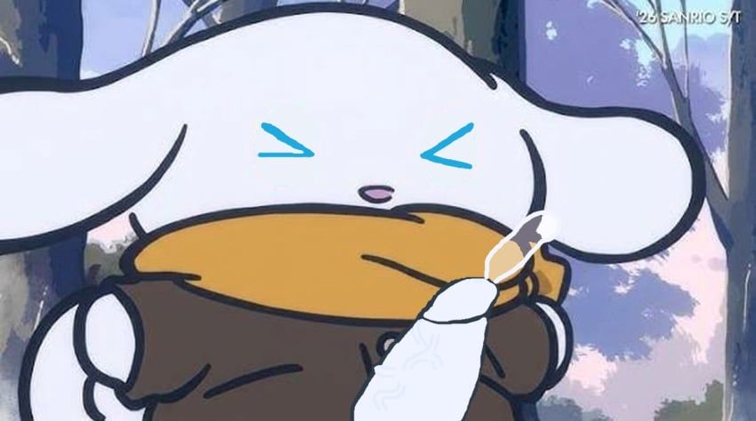 cinnamoroll, cinnamoroll_(series), sanrio, boner, cum