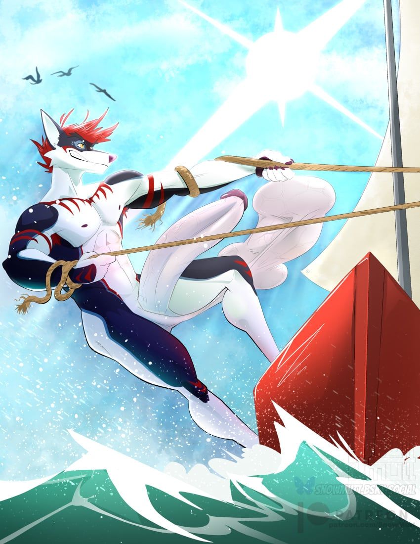 meeper, snowmutt, abs, anthro, armpit_hair