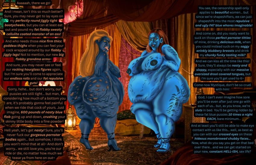 amanda_nicole, carmen_electra, lichelle_d._ebner, mystique, mystique_(cosplay)