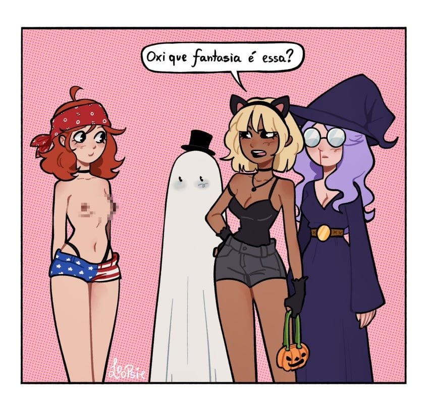 loopsie, ricardo_milos, halloween, loopsieart, cosplay