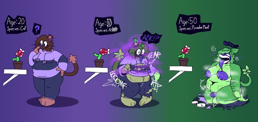 amber_(felineflustered), piranha_plant, mario_bros, nintendo, felineflustered