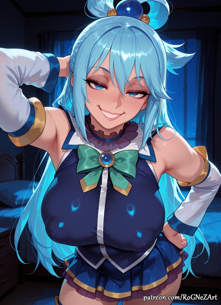 aqua, aqua_(konosuba), kono_subarashii_sekai_ni_shukufuku_wo!, konosuba, patreon