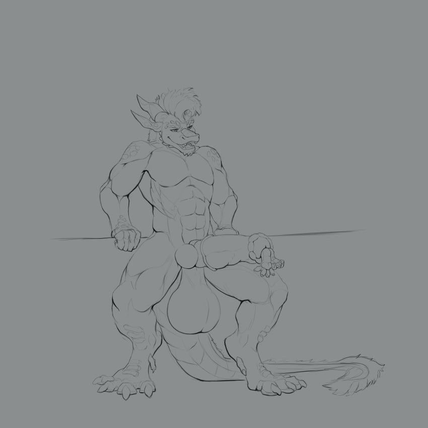 drembonaarkrah, mythology, abs, animal_genitalia, animal_penis