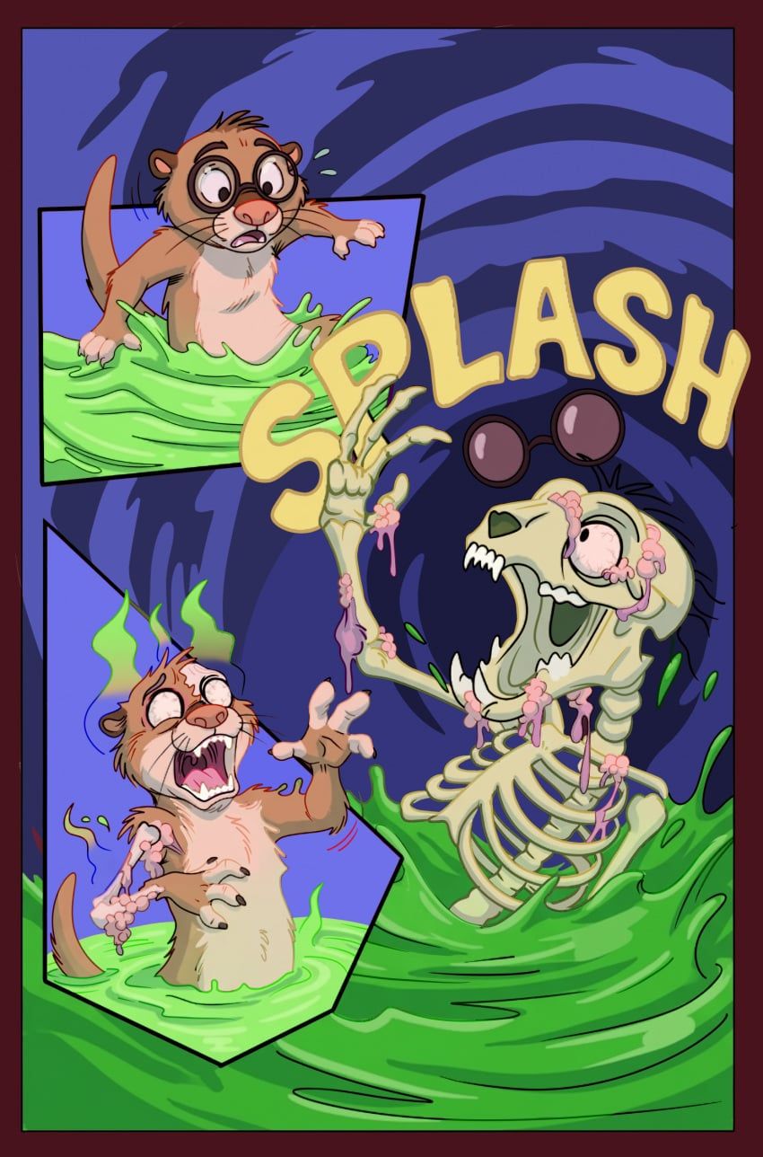 drembonaarkrah, drewotter, mythology, acid, anthro