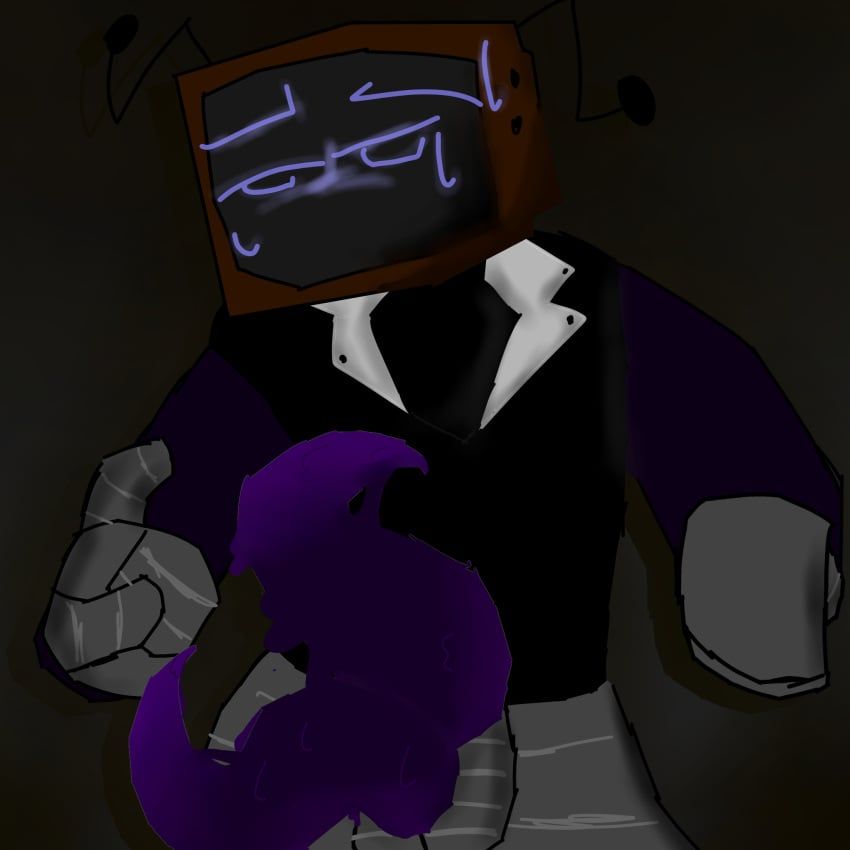 original_character, antenae, blush, dark_room, male