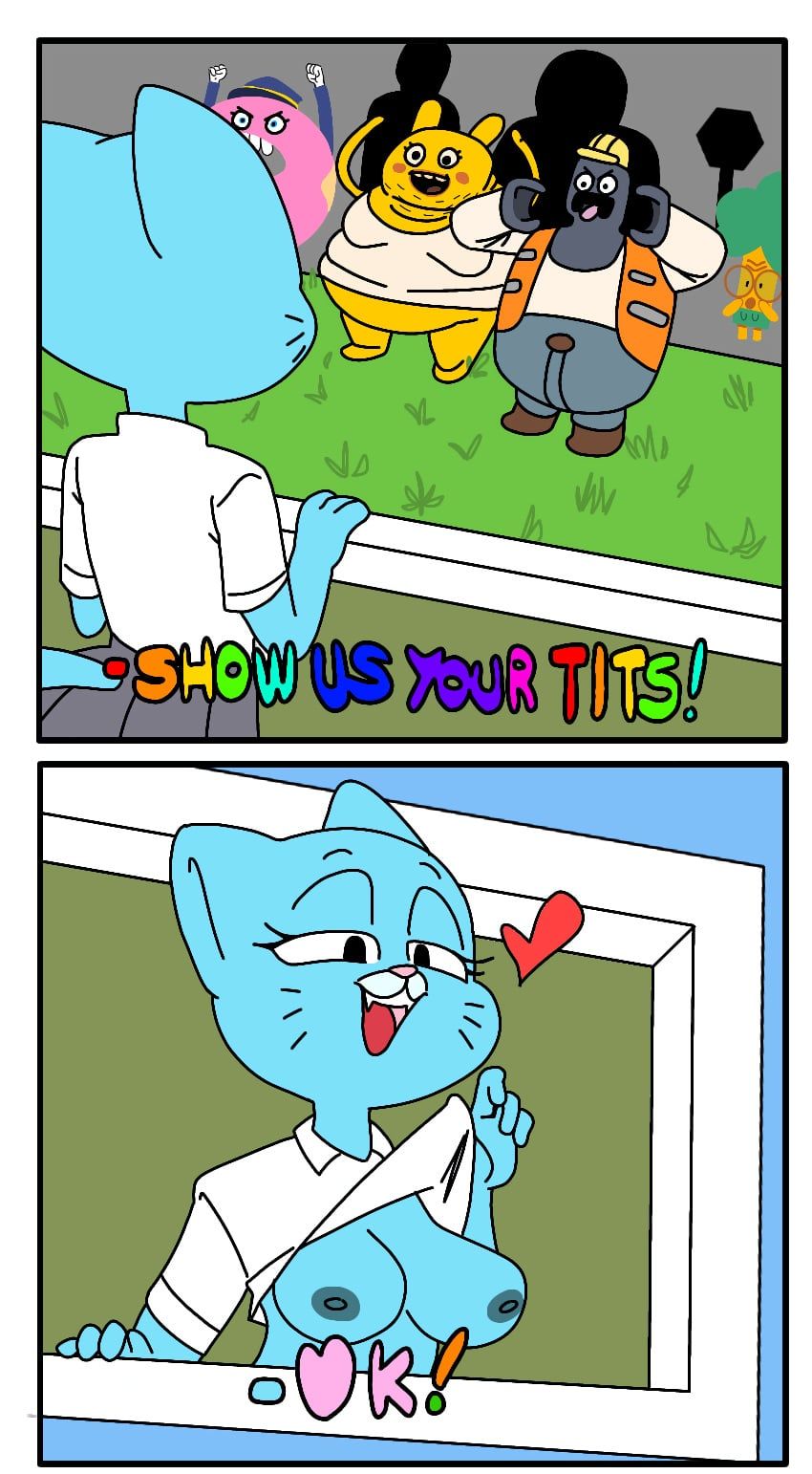 construction_man, doughnut_sheriff, nicole_watterson, tony_(tawog), cartoon_network