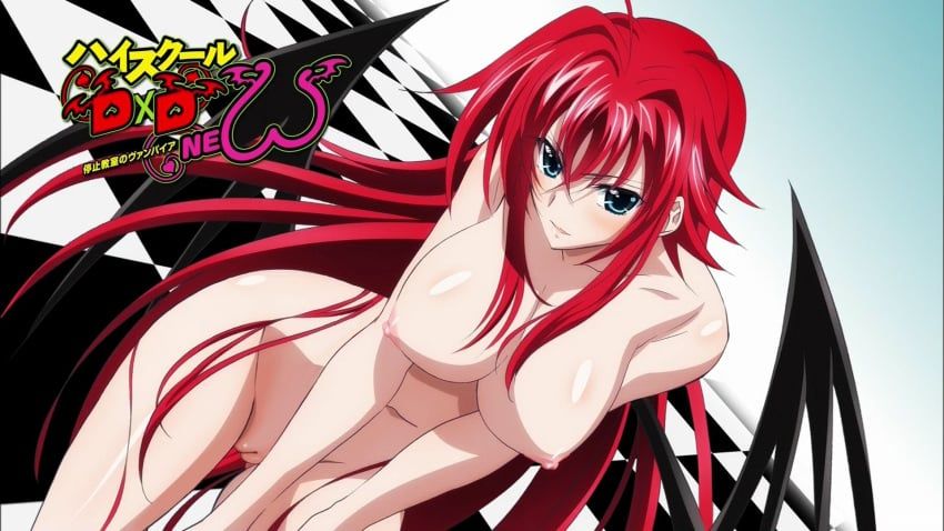 rias_gremory, high_school_dxd, tnk_(company), 1girls, areolae