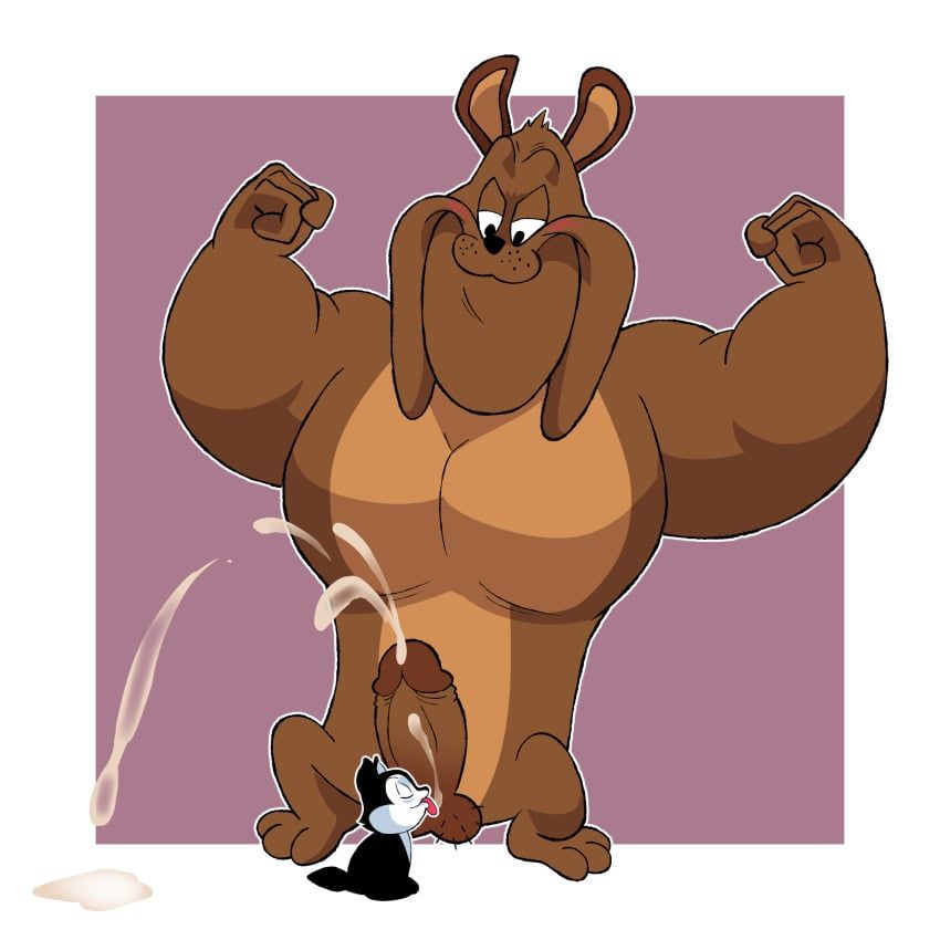 looney_tunes, beefereater, anthro, boner, cartoons