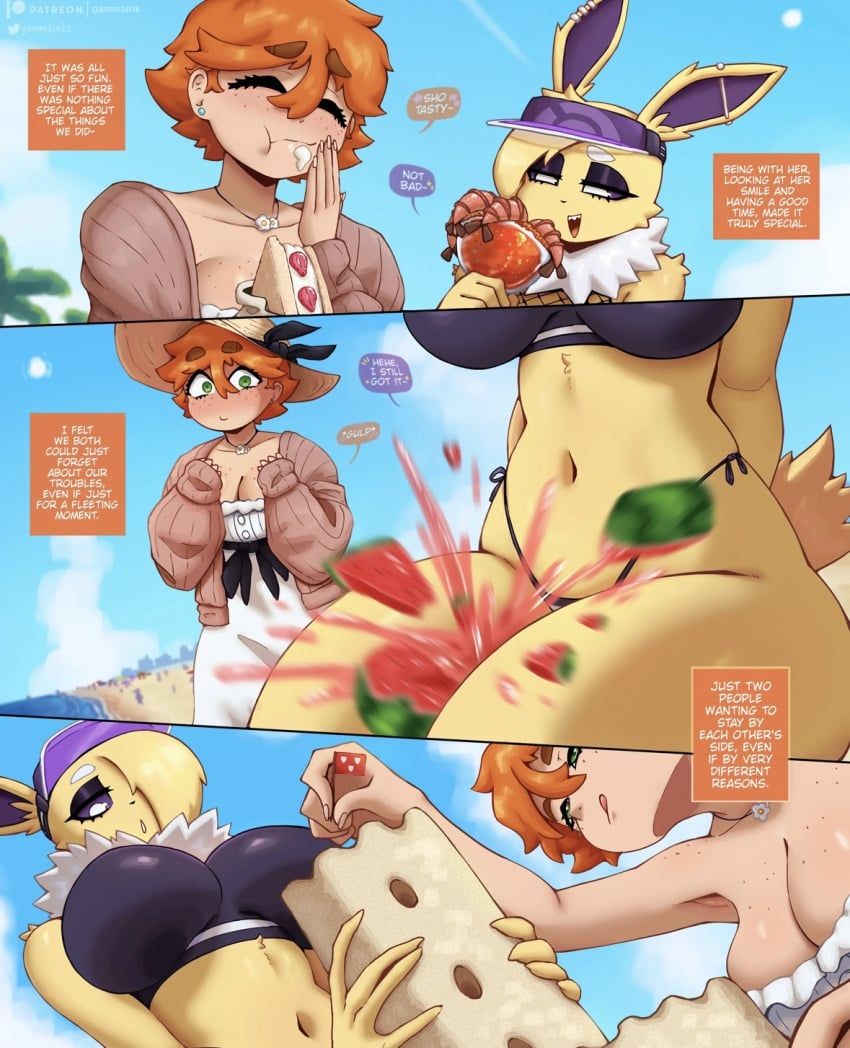 eeveelution, jolteon, kaminari_(gammainks), katherine_robinson_(gammainks), game_freak