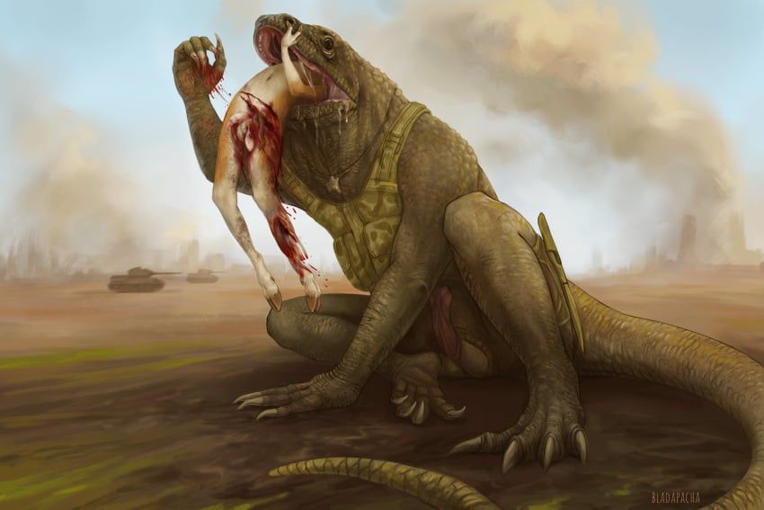 mythology, bladapacha, clawed, lizard_man, tanks_(artist)
