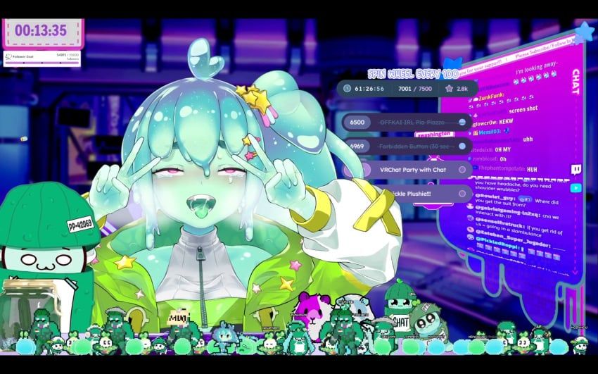 piapiufo, beastiez, ahegao, ahegao_face, alien