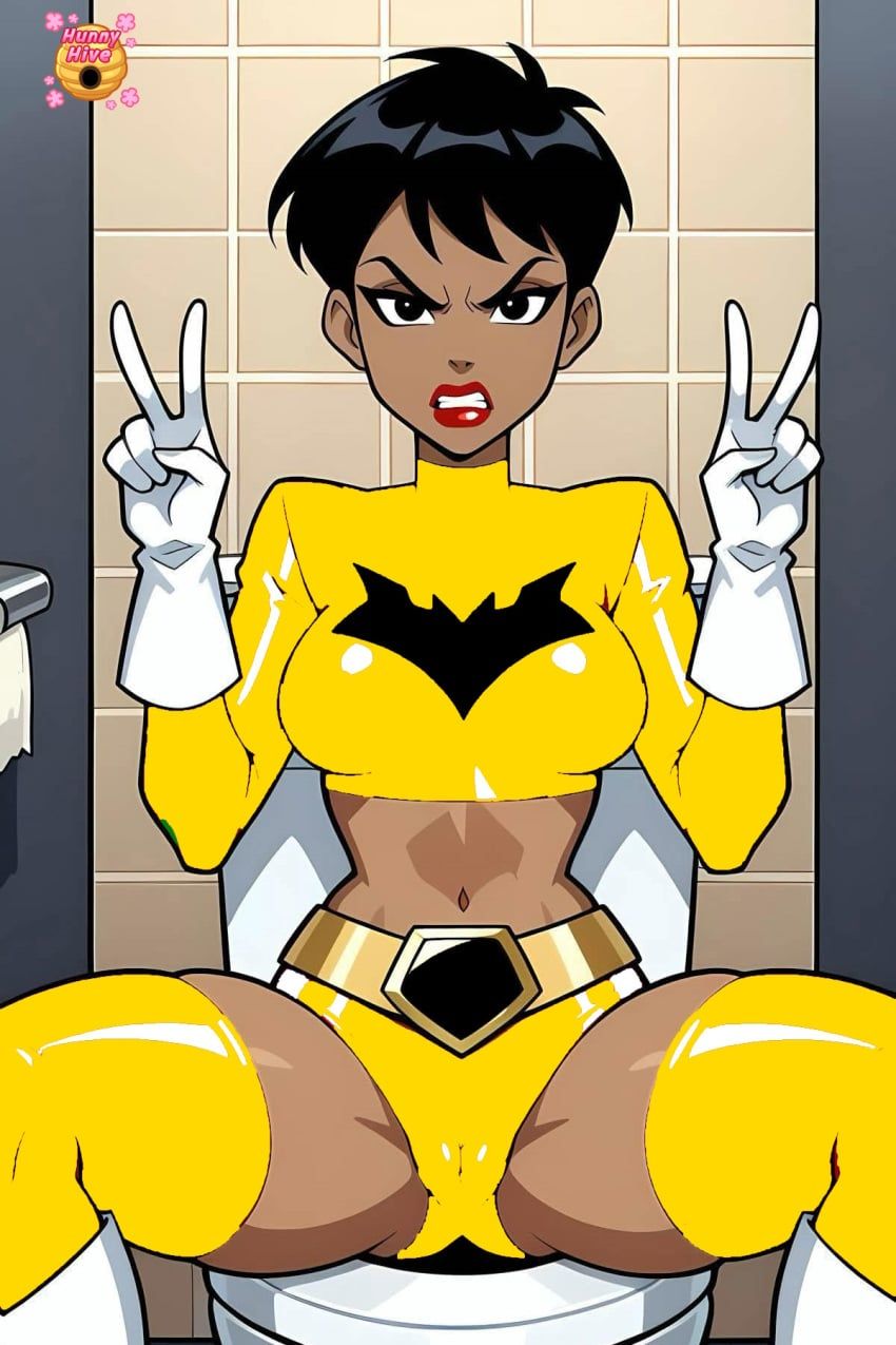 batwoman, batwoman_(dcau), kathy_duquesne, yellow_ranger, batman:_the_animated_series