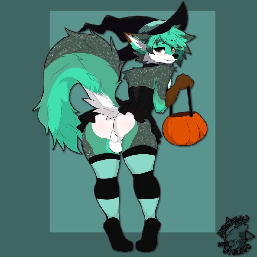 halloween, holidays, vivante, anthro, backsack