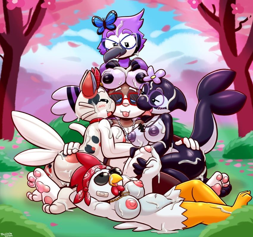 cherry_(felino), coral_(felino), fan_character, miyu_(felino), super_snowshoe_peter