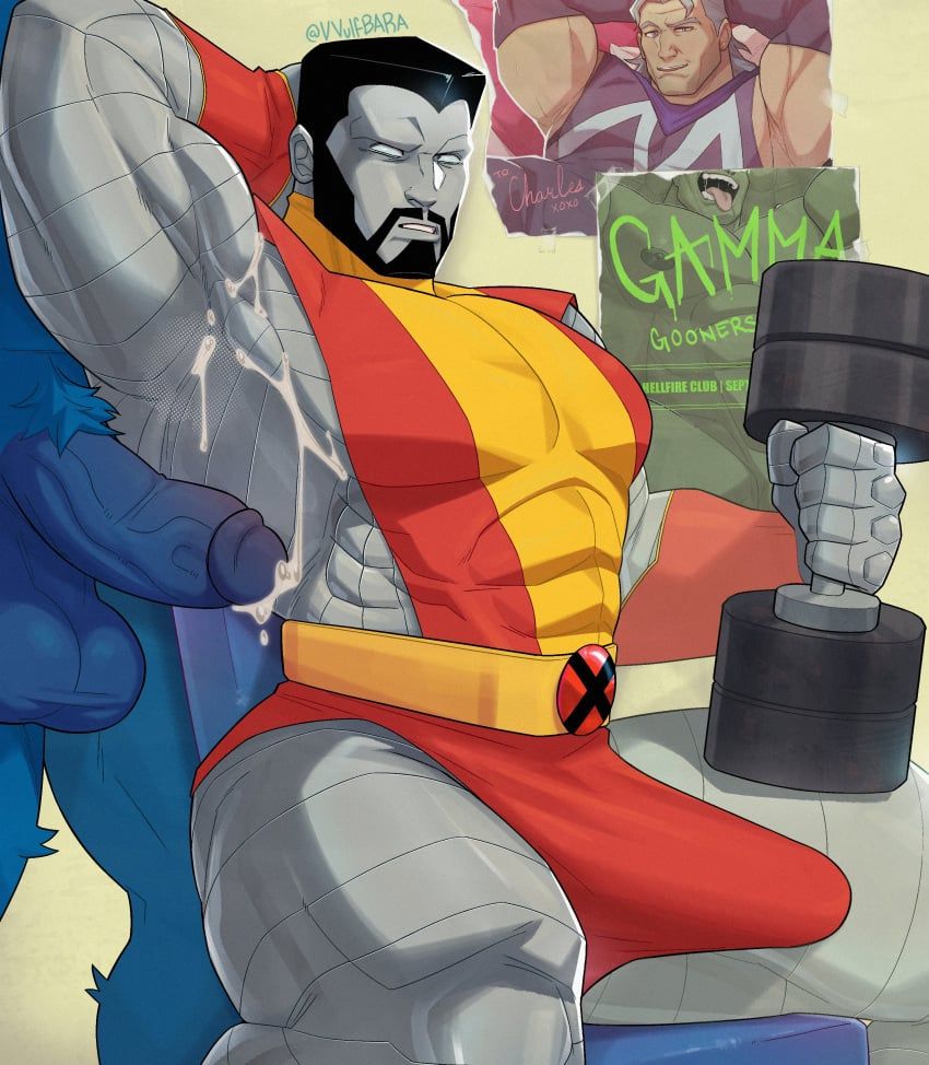 beast_(x-men), colossus, hank_mccoy, piotr_rasputin, marvel