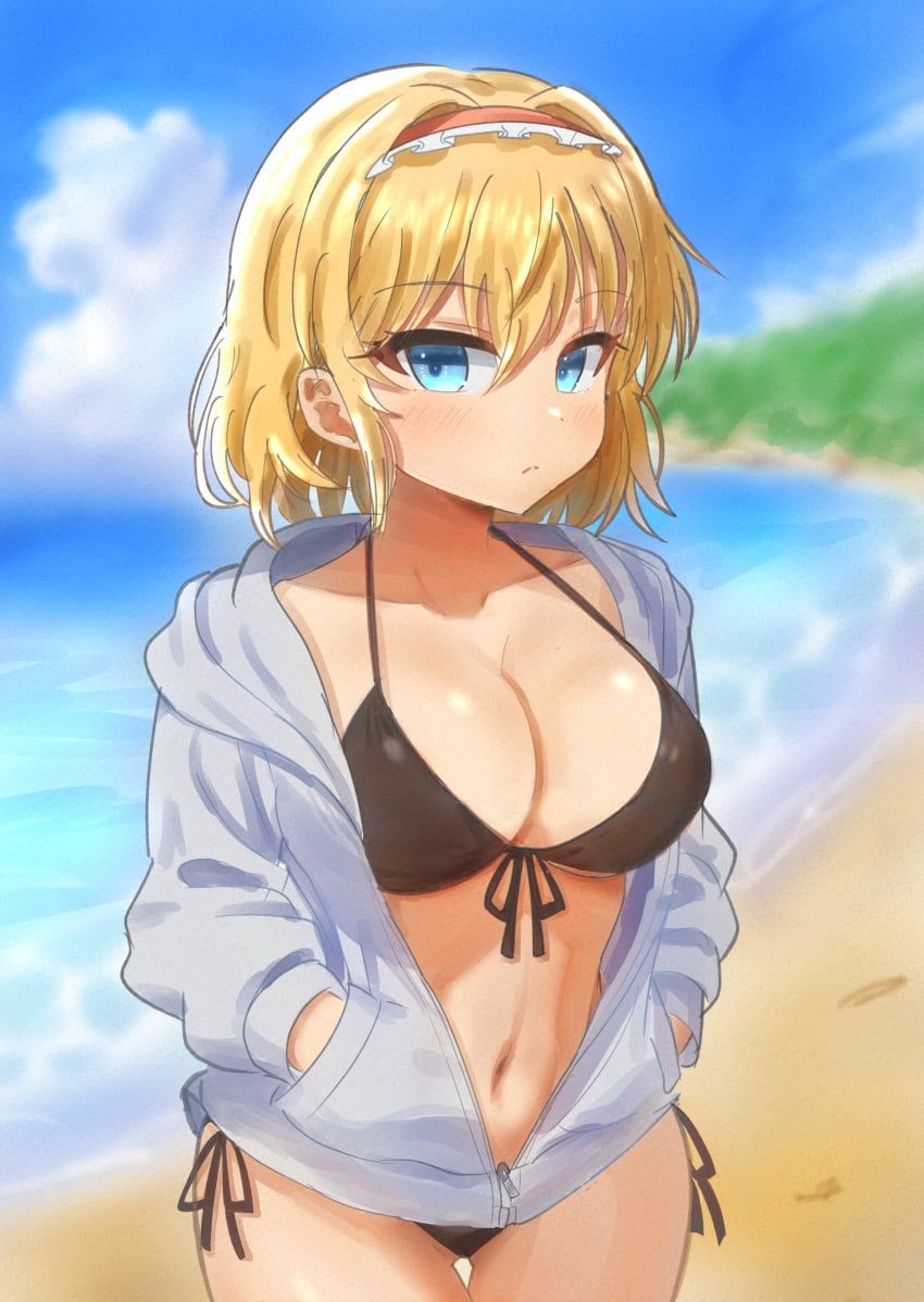 alice_margatroid, touhou, 1girl, 1girls, ass
