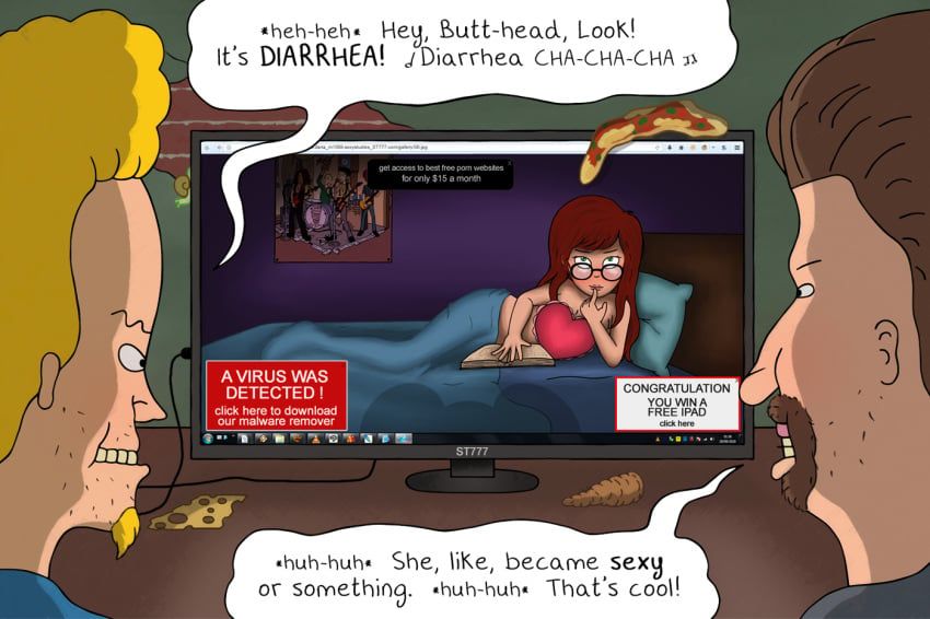 beavis, butt-head, daria_morgendorffer, beavis_and_butt-head, microsoft