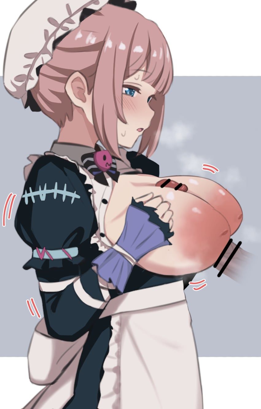 mochizuki_honami, project_sekai, shiwakucha_kintama, 1girl, bar_censor
