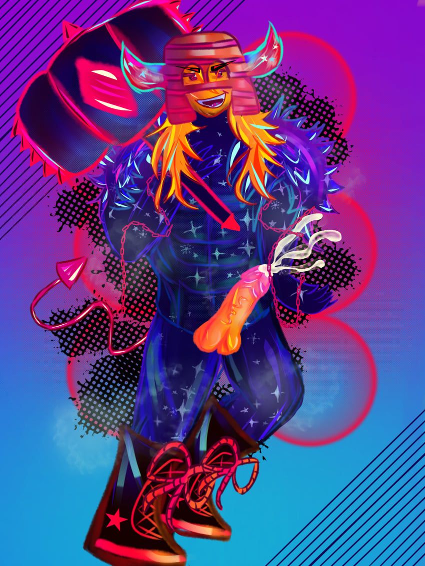 doombringer, robloxian, roblox, big_dick, blonde_hair