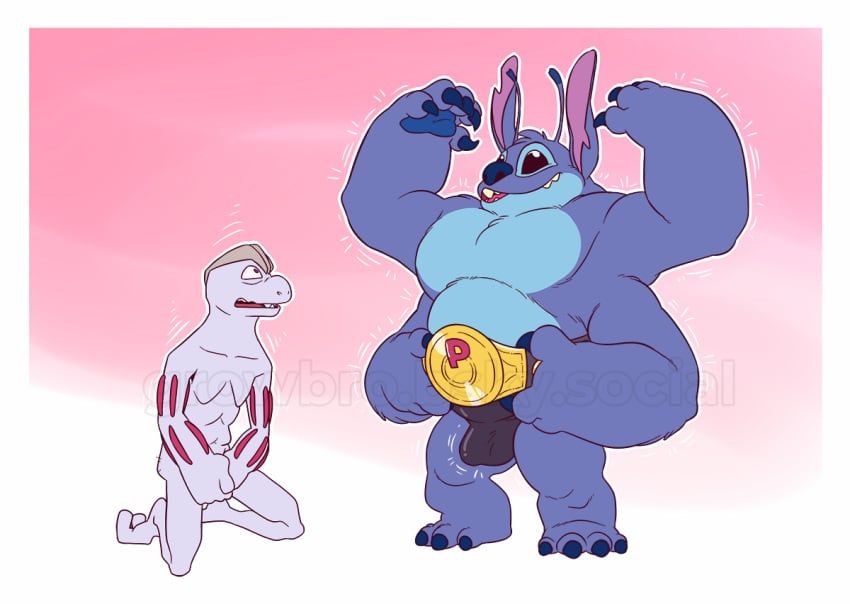 experiment_(lilo_and_stitch), generation_1_pokemon, machoke, pokemon_(species), stitch_(lilo_and_stitch)