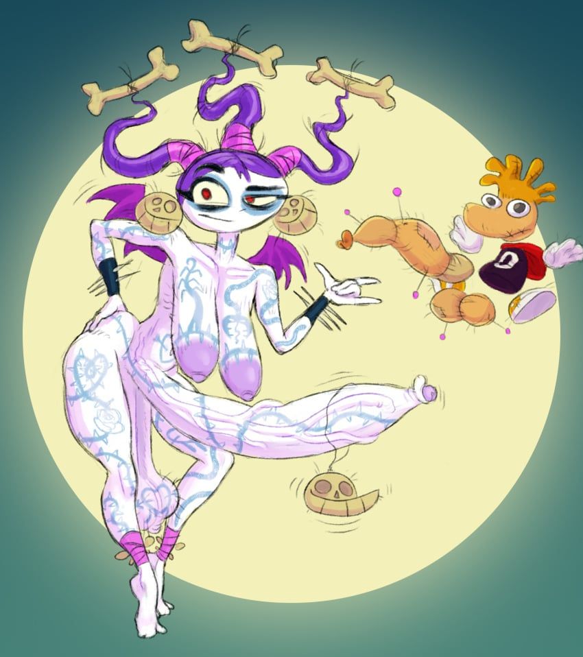 nymph_(rayman), rayman, voodoo_mama_(rayman), rayman_(series), rayman_origins