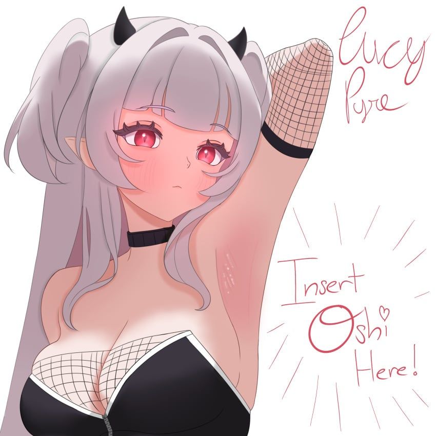 lucy_pyre, indie_virtual_youtuber, melodyoneechan, 1girl, 1girls
