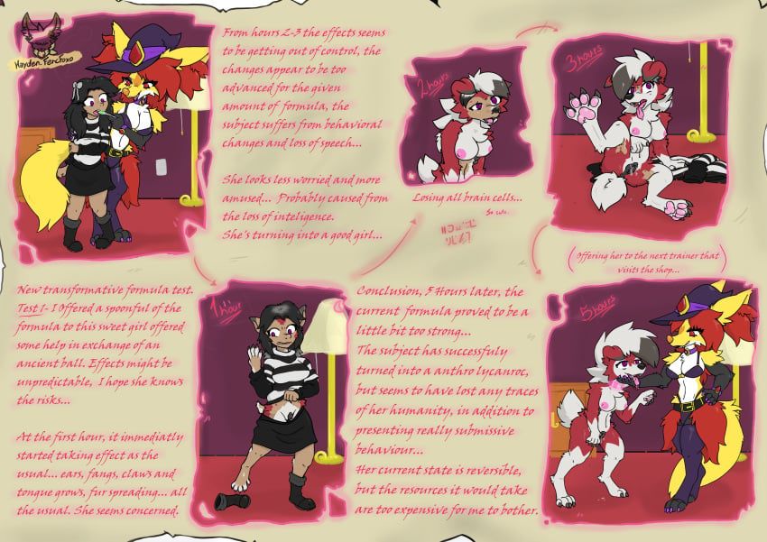 delphie_(hayden_fencfoxo), delphox, generation_6_pokemon, generation_7_pokemon, lycanroc