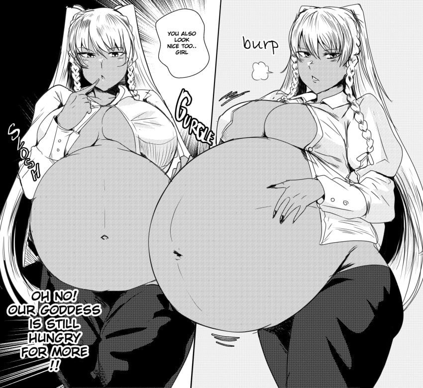 marie_hankinton, bruhemperor, 1girls, big_belly, big_breasts