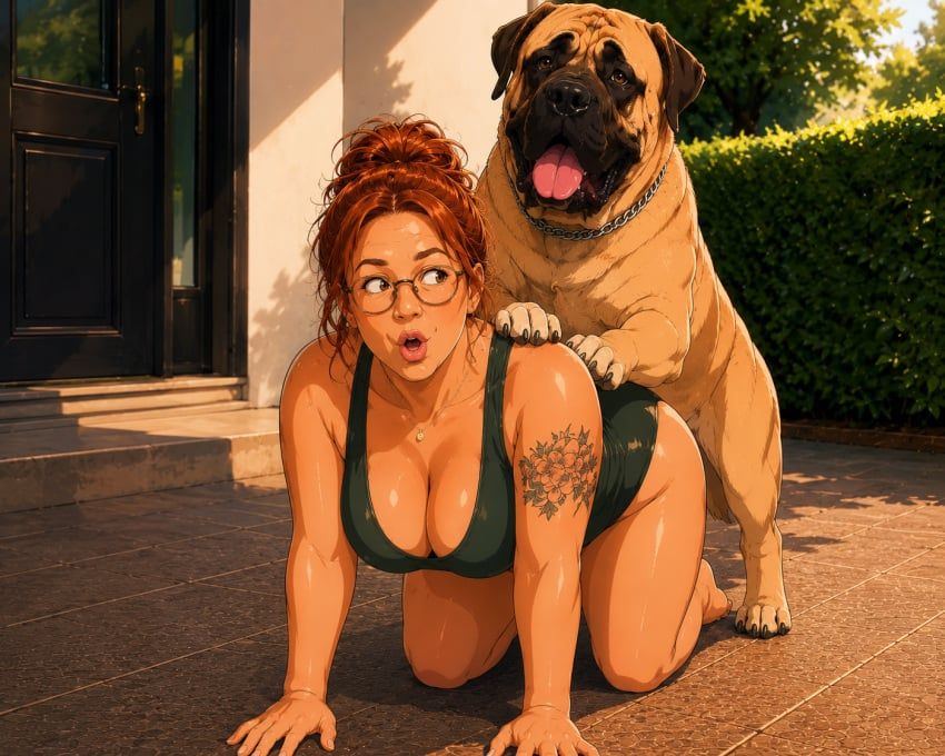 big_breasts, big_tits, boobs, canine, canine_on_human