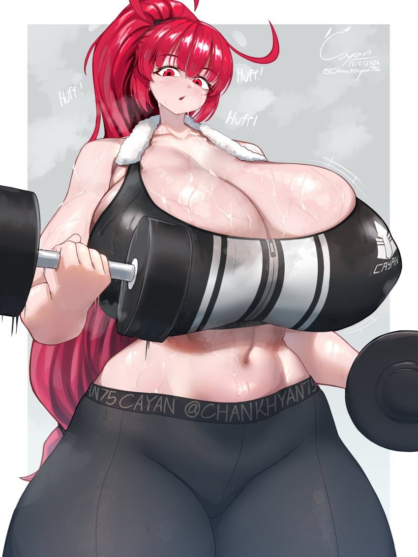 megumi_(chankhyan75), original_character, original, chankhyan75, cleavage