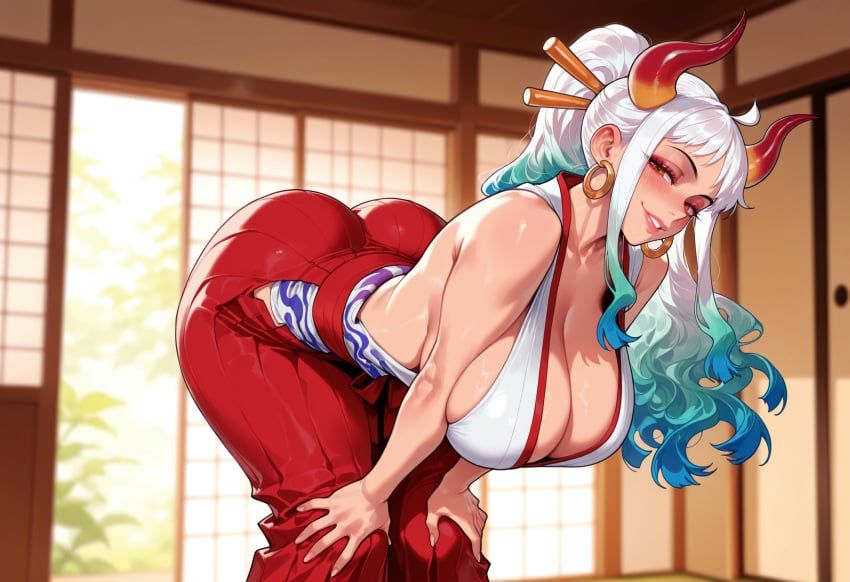 yamato_(one_piece), one_piece, balecxi, 1girl, 1girls