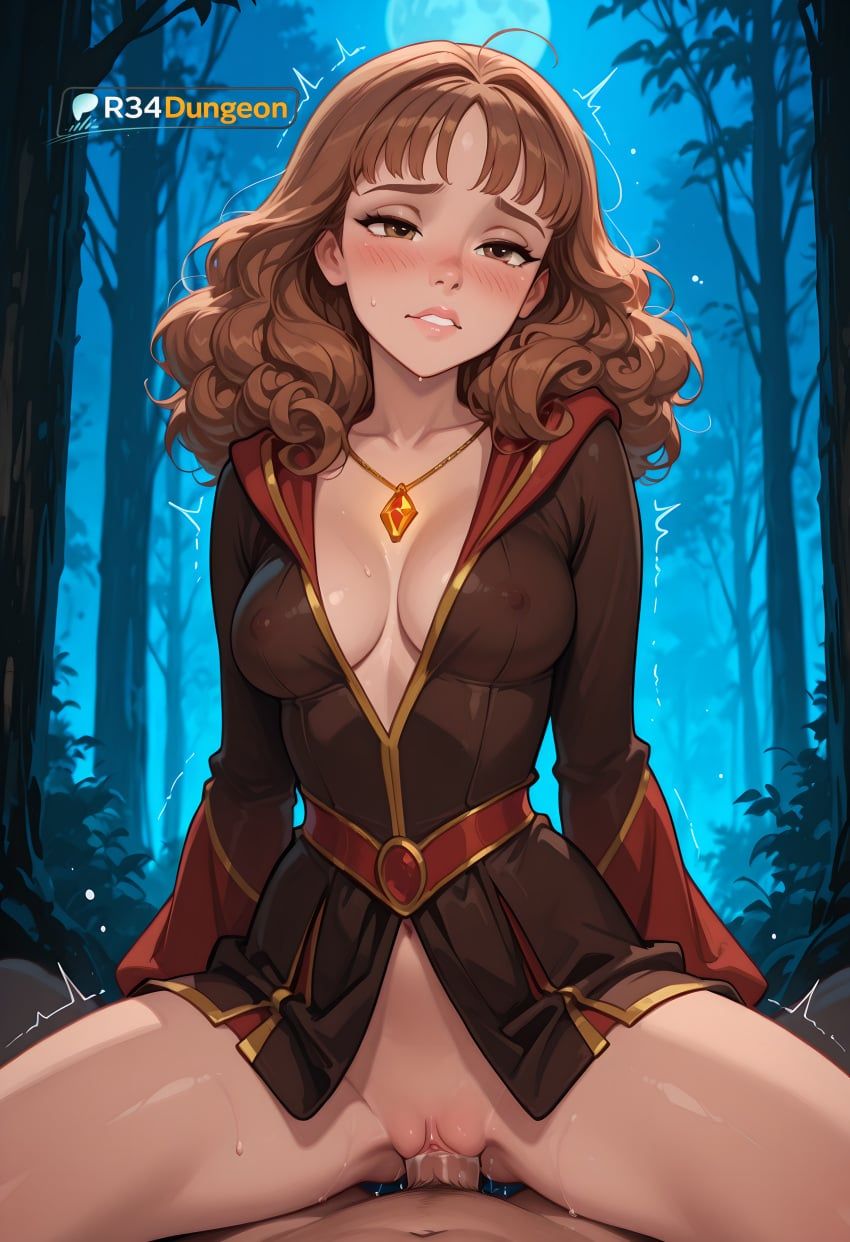 hermione_granger, harry_potter, patreon, r34dungeon, 1boy
