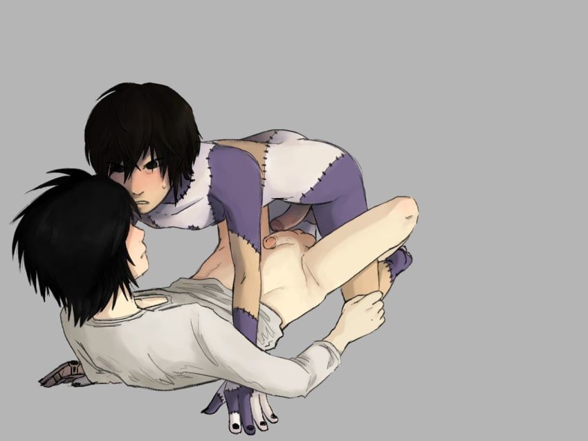 ryuk, ryuzaki, death_note, male, penis
