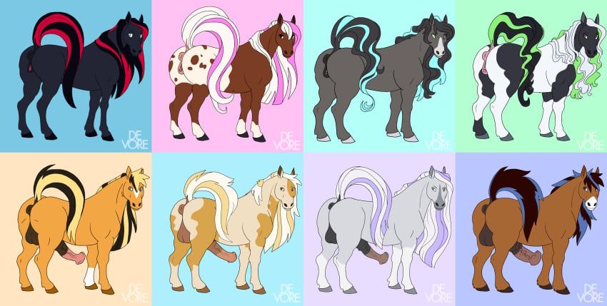 calypso_(horseland), chili_(horseland), pepper_(horseland), scarlet_(horseland), horseland