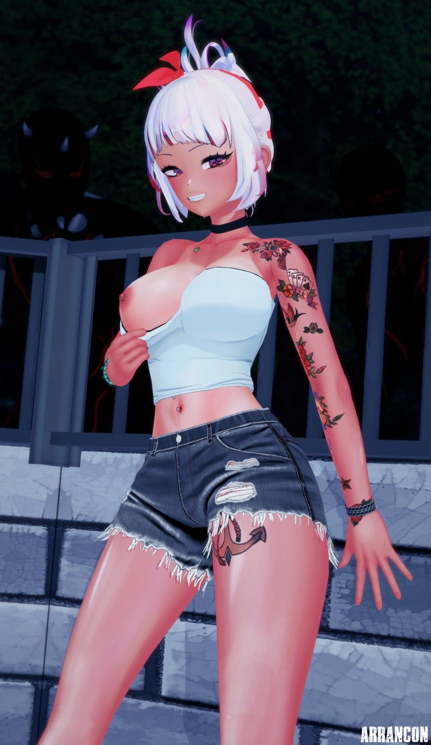 fefe_(vtuber), grimm_(rwby), rwby, arrancon, 1boy