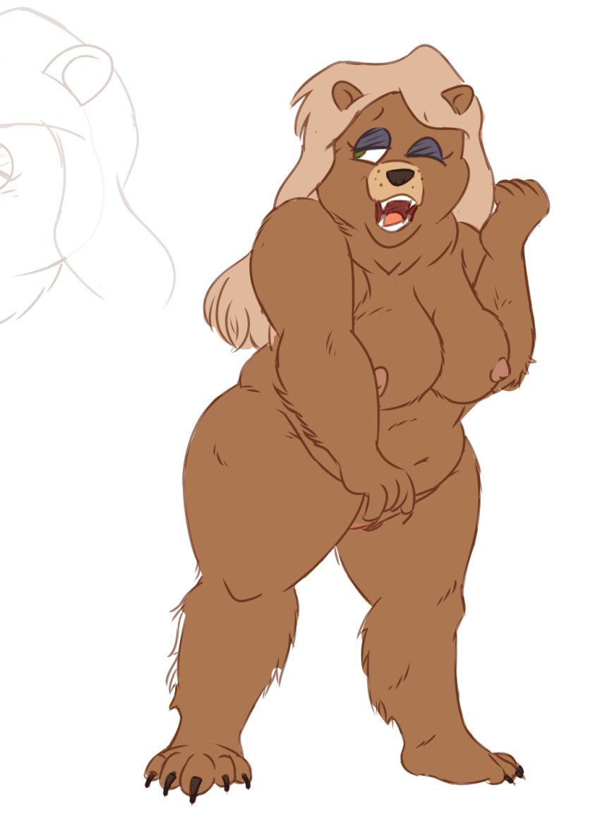 amanda_ravage, anthro, bbqnboots40, bear, blonde_hair
