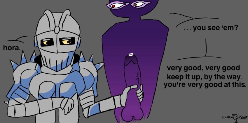 silver_chariot, stand_(jjba), jojo's_bizarre_adventure, pharaohshot, 2boys