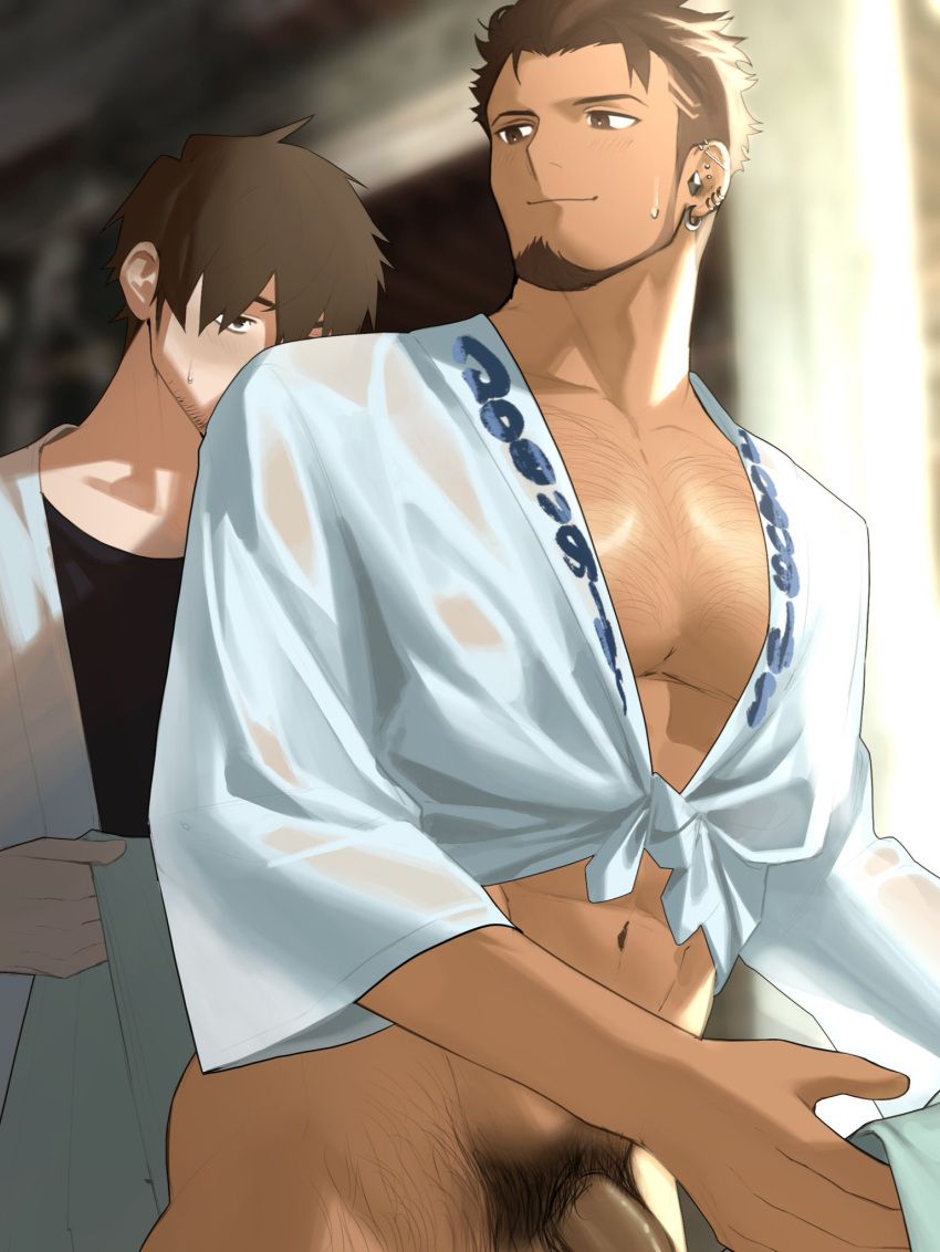 harumi_(goburin_second), original, goburin_second, 2boys, bara