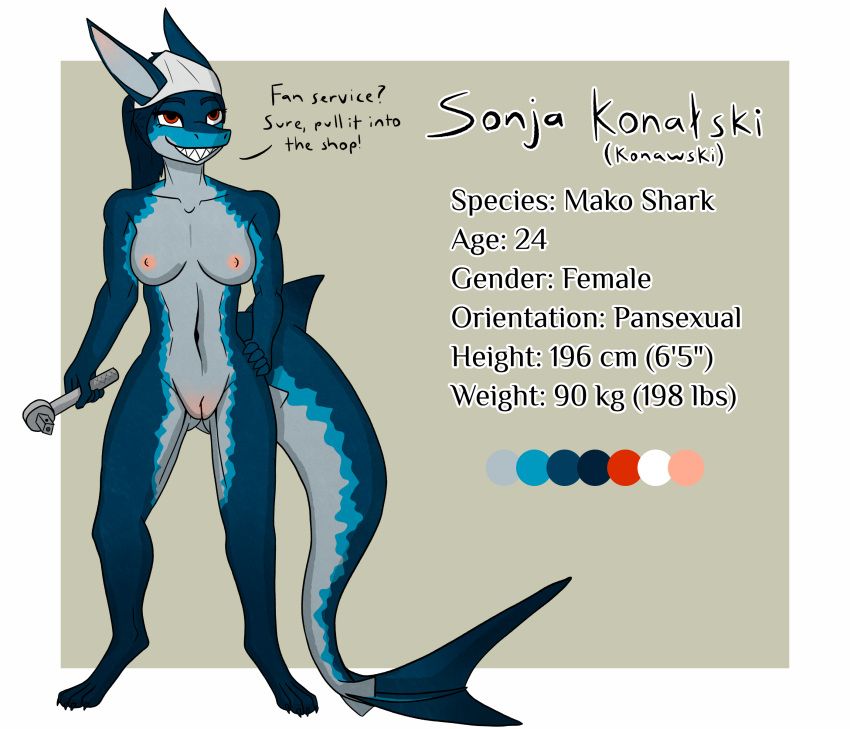 flawedspirit, anthro, blue_body, blue_skin, breasts